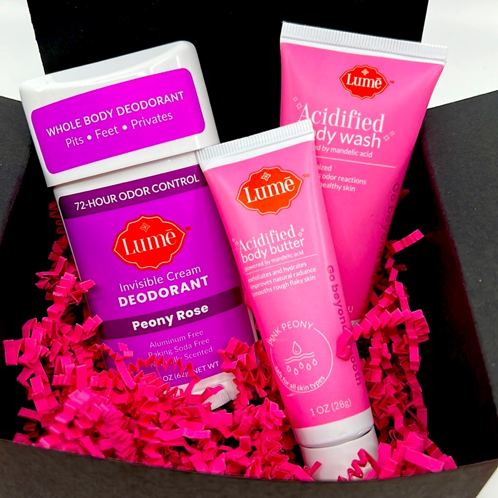 Cream Stick Deodorant Acidified  Body Wash & Butter Gift Set